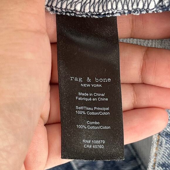 Rag and Bone Miramar Wide Leg Pants Size 23 CROPPED - Picture 6 of 10